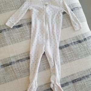 Primary zipper footed pajamas 9-12 month